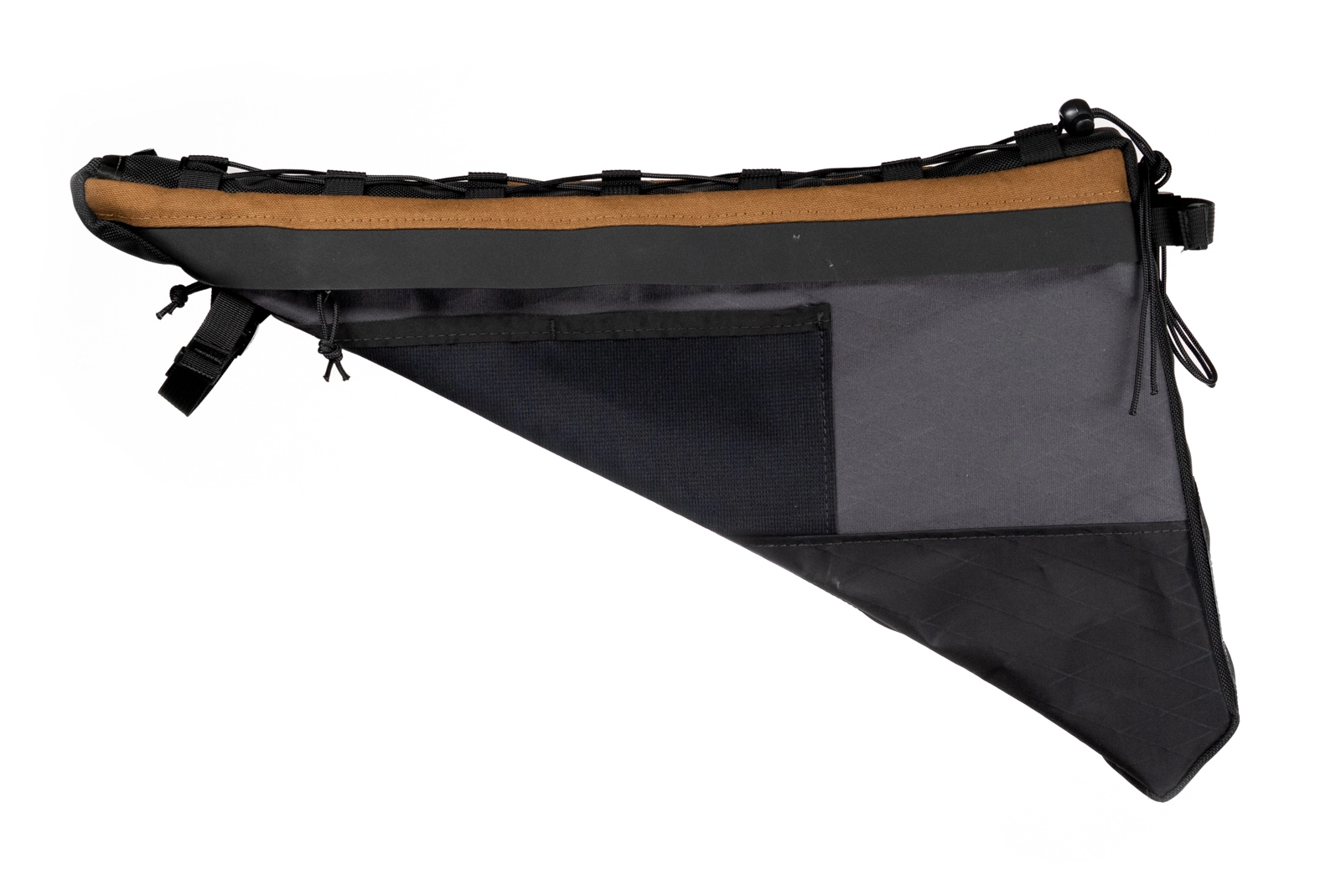 mesh pocket on outside of custom framebag