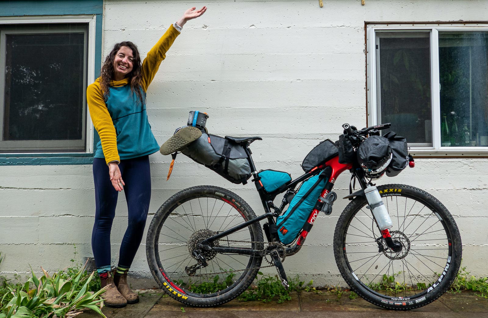 Waterproof bikepacking bags