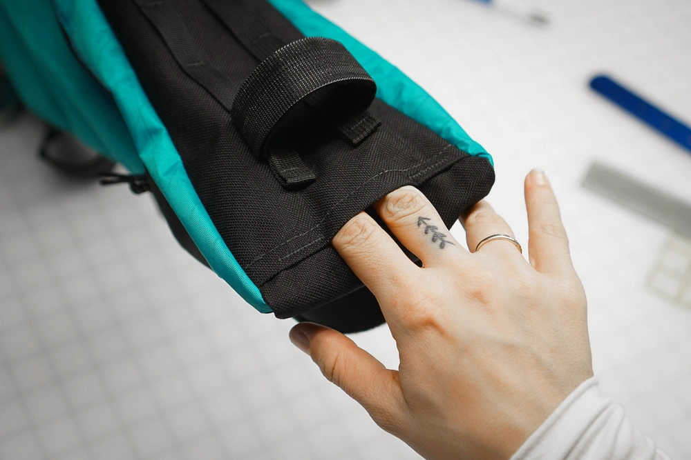 Framebag flared nose